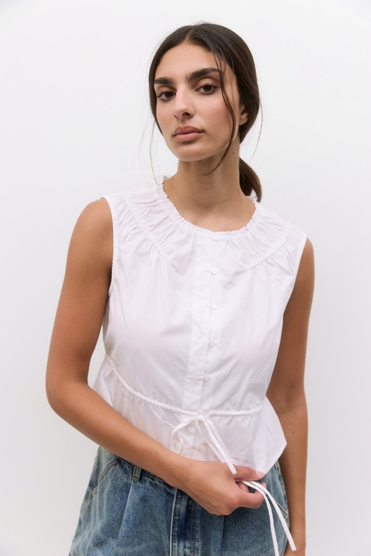 White Margo Tank
