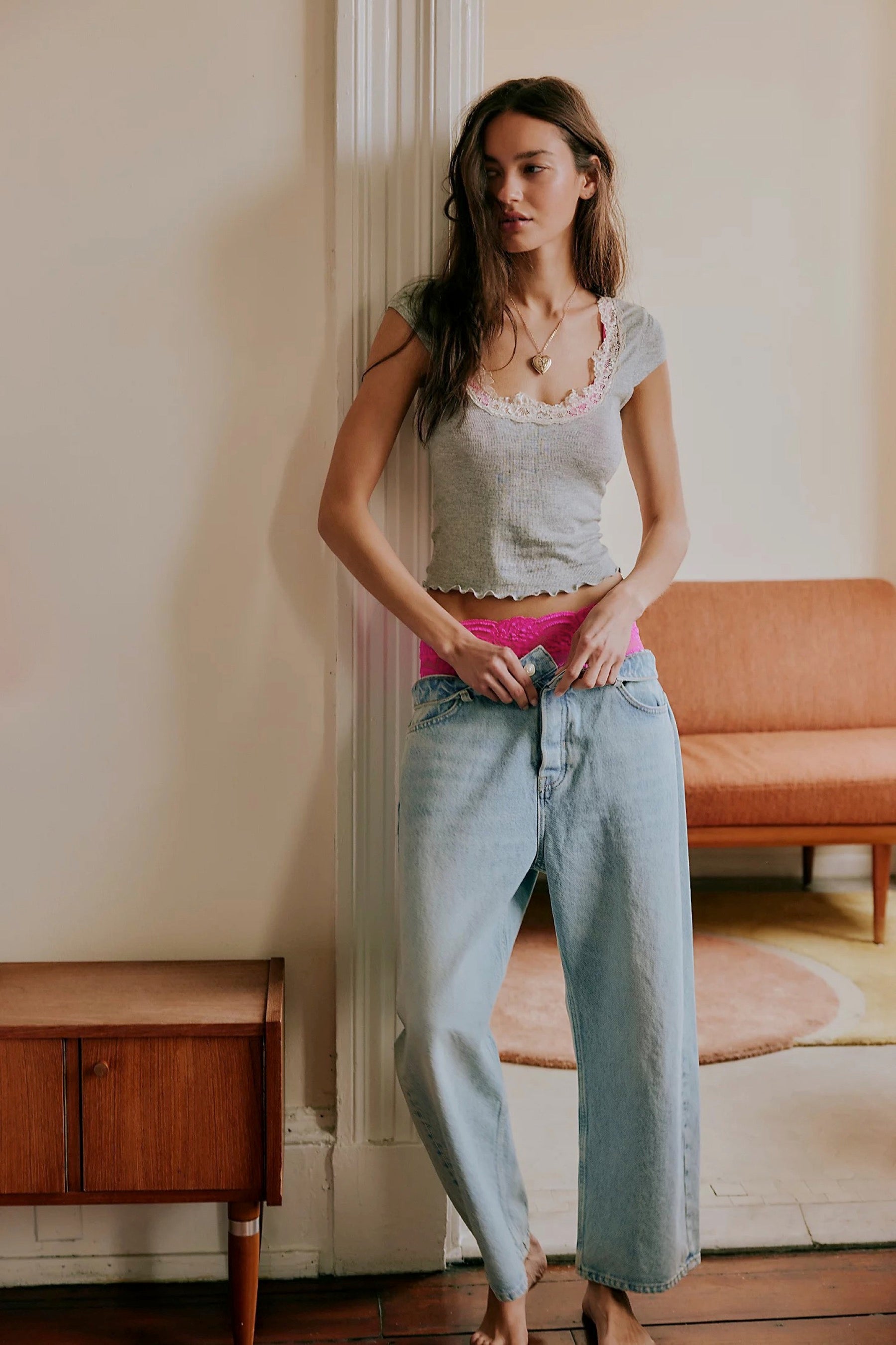 Heather Grey Oh My Darling Tee