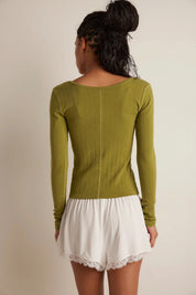 Fresh Sprouts End Game Pointelle L/S