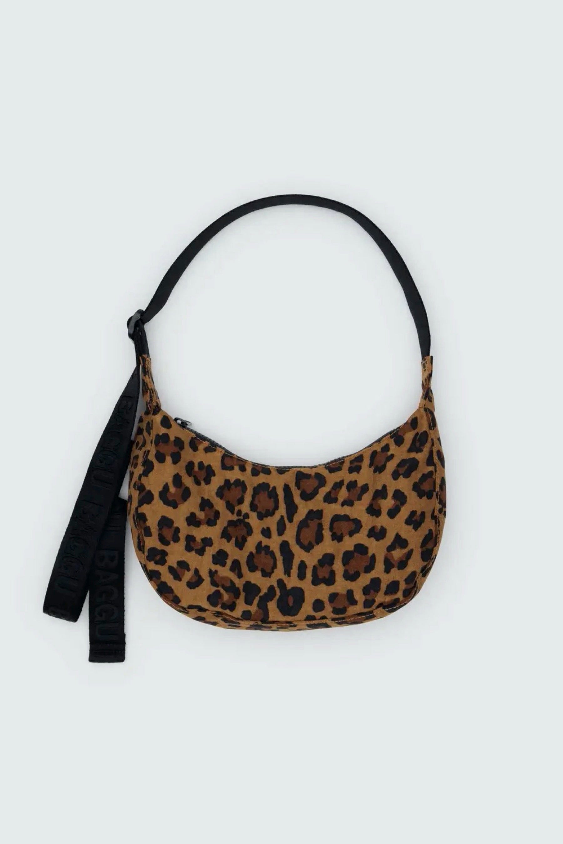 Leopard Small Crescent Bag
