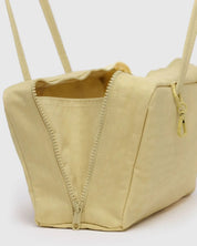 Butter Nylon Bowler Bag