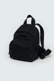 Black Mini Nylon Backpack