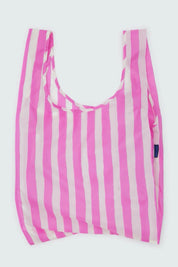 Pink Painted Stripe Baggu