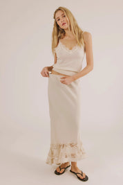 Tea Long Lost Lover Slip Skirt