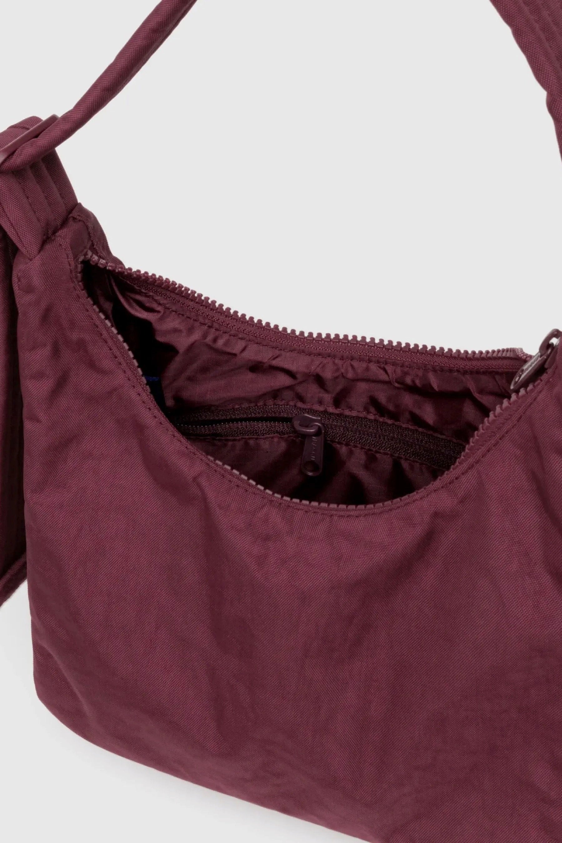 Mahogany Mini Nylon Shoulder Bag