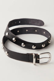 Black Rhodes Stud Belt