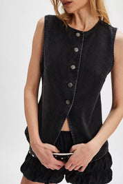 Black Aimee Vest