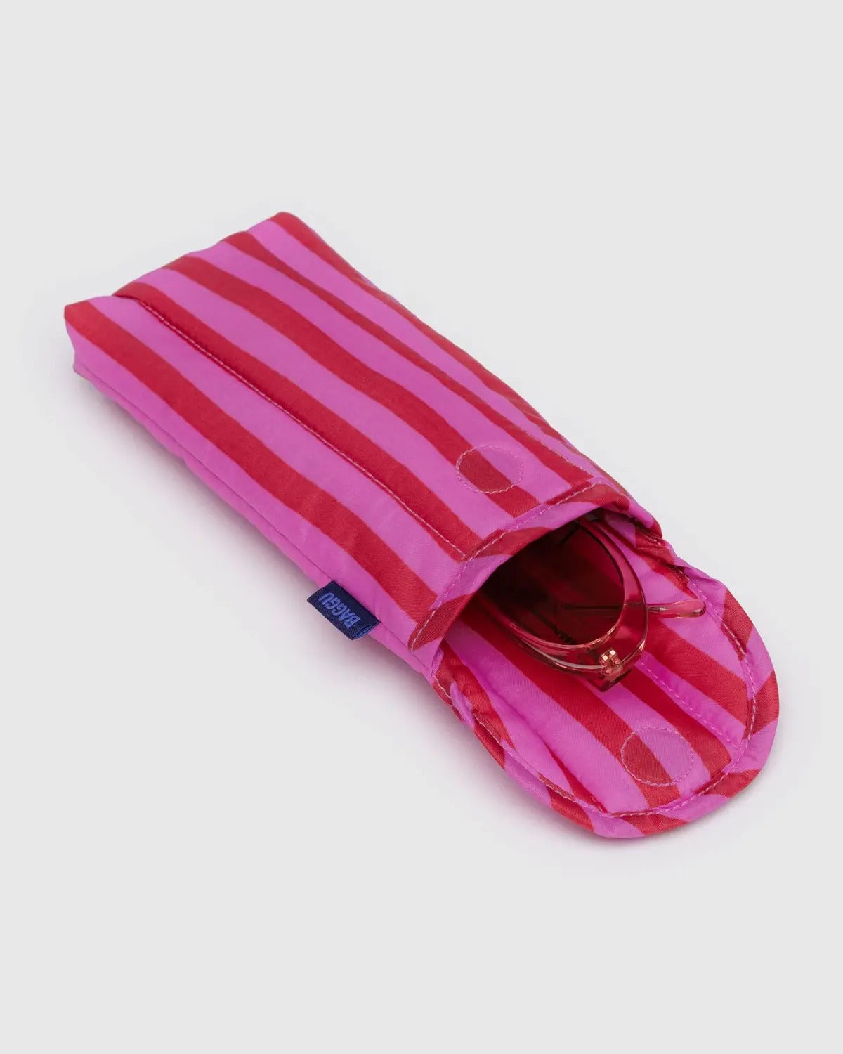 Painted Stripe Puffy Glasses Sleeve