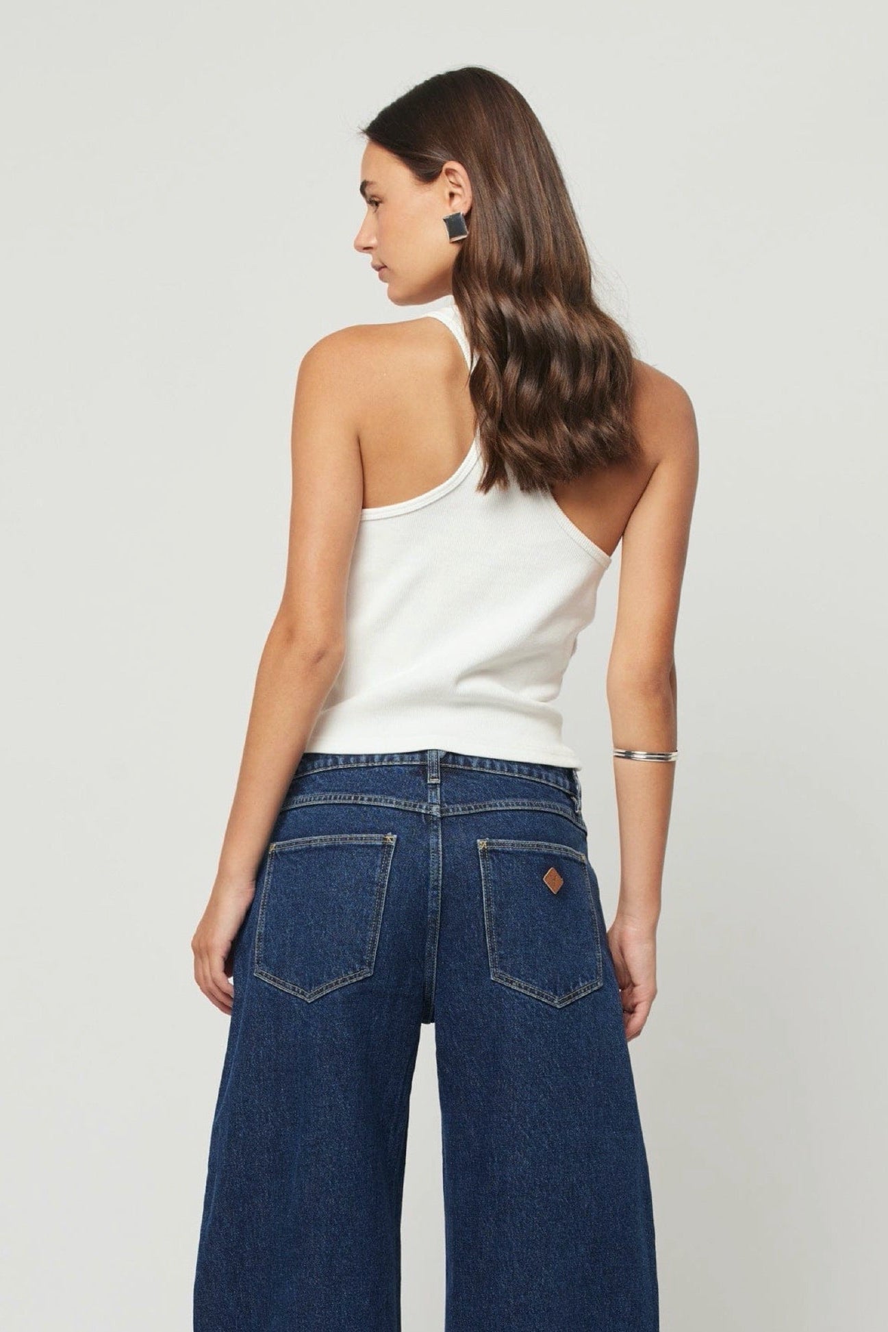 White Sand Addison Racer Tank