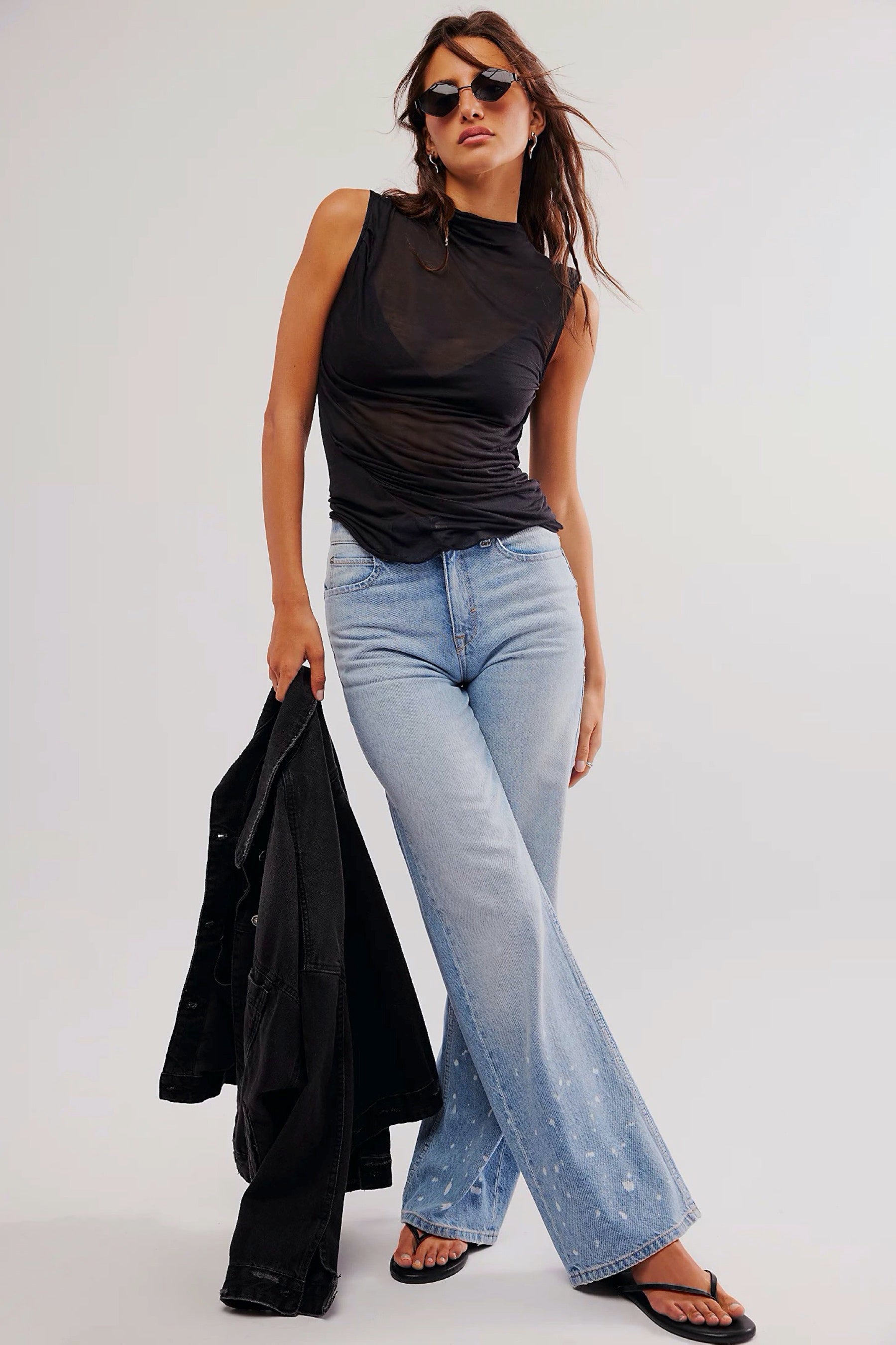 Black On Air Muscle Tank