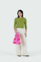 Baby Pink Lobster Baggu