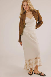 Tea Long Lost Lover Slip Skirt