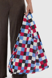 Painted Check Baggu