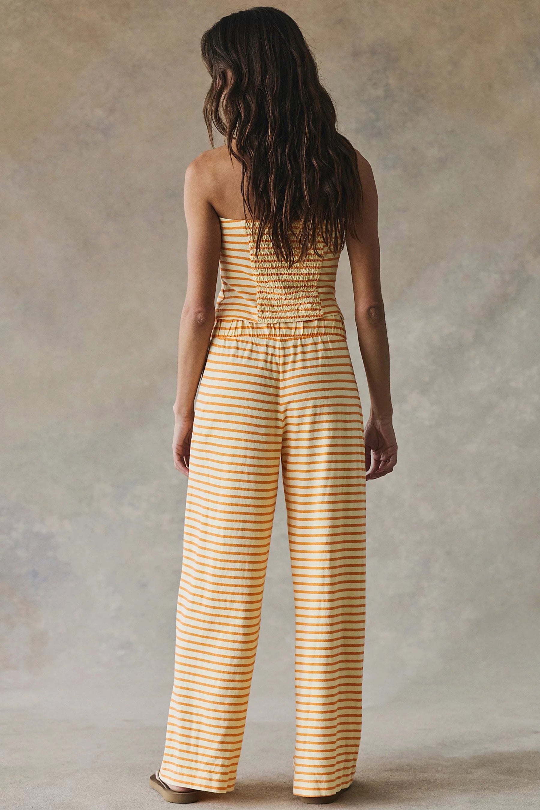 Papaya Stripe Sailor Set