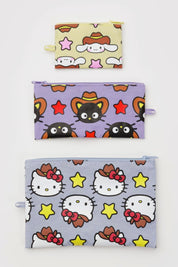 Hello Kitty & Friends Western Flat Pouch Set