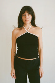 Contrast Julia Halter Top