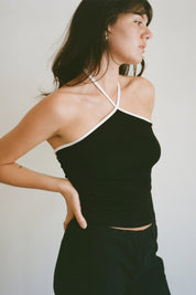 Contrast Julia Halter Top