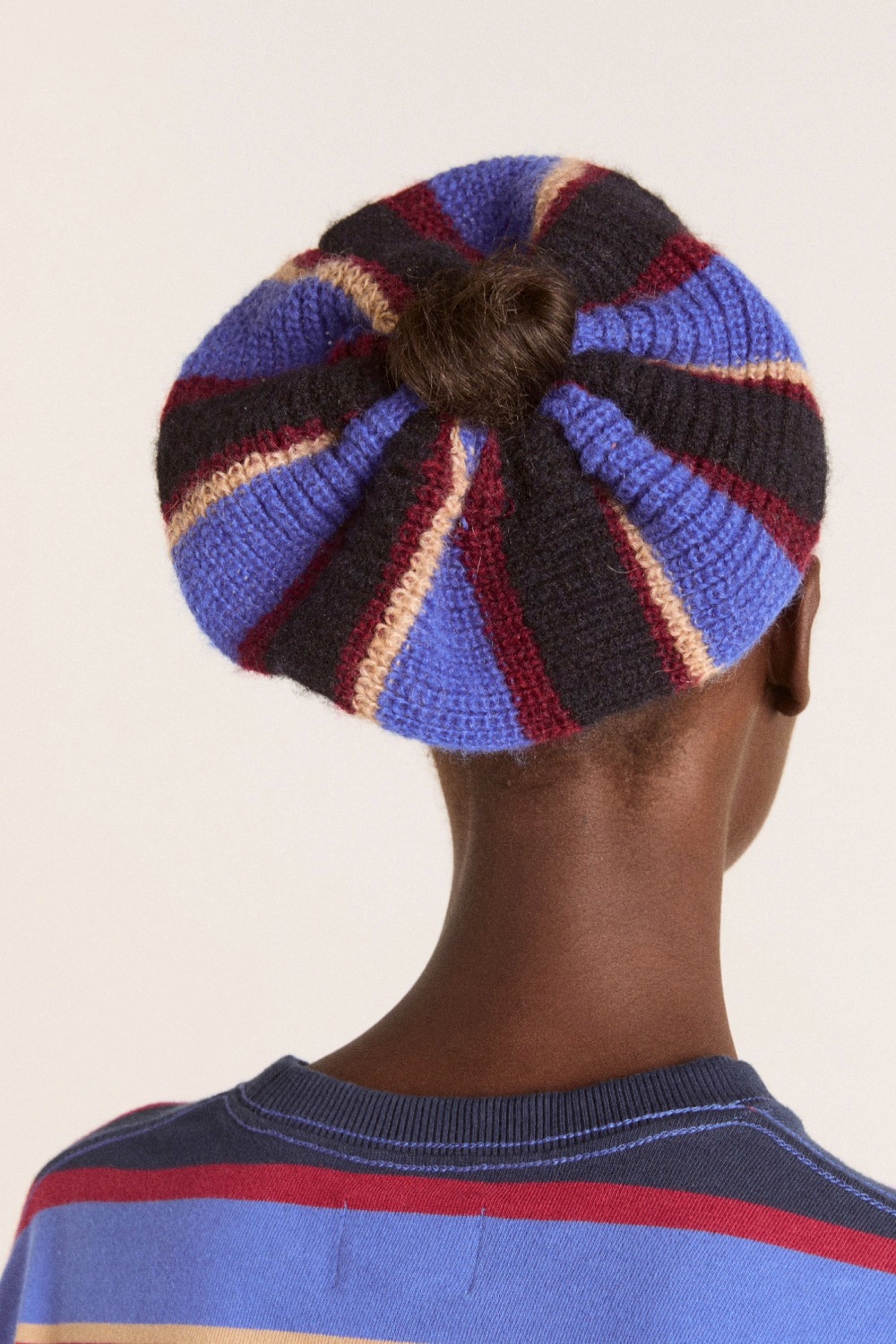 Stripe Knitted Scrunchie