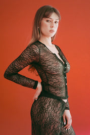 Black Lace Sophie Cardigan