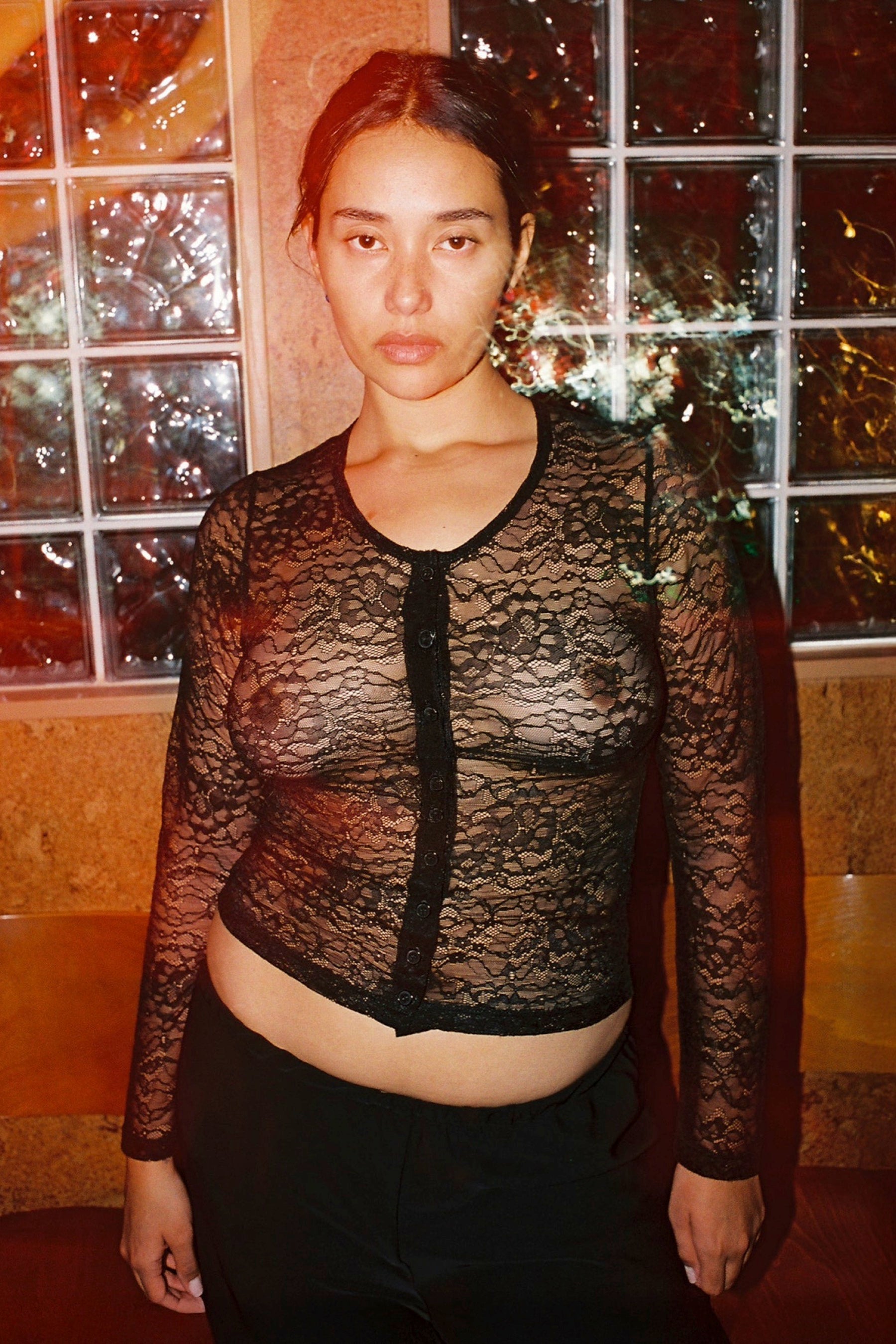 Black Lace Sophie Cardigan