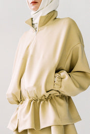 Oat Neoprene City Jacket