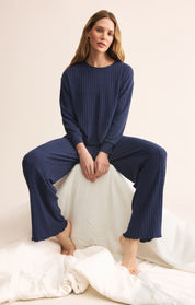 Blue Sapphire Elfie Rib Top