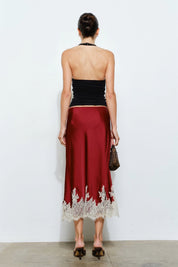 Black Helena Halter Top