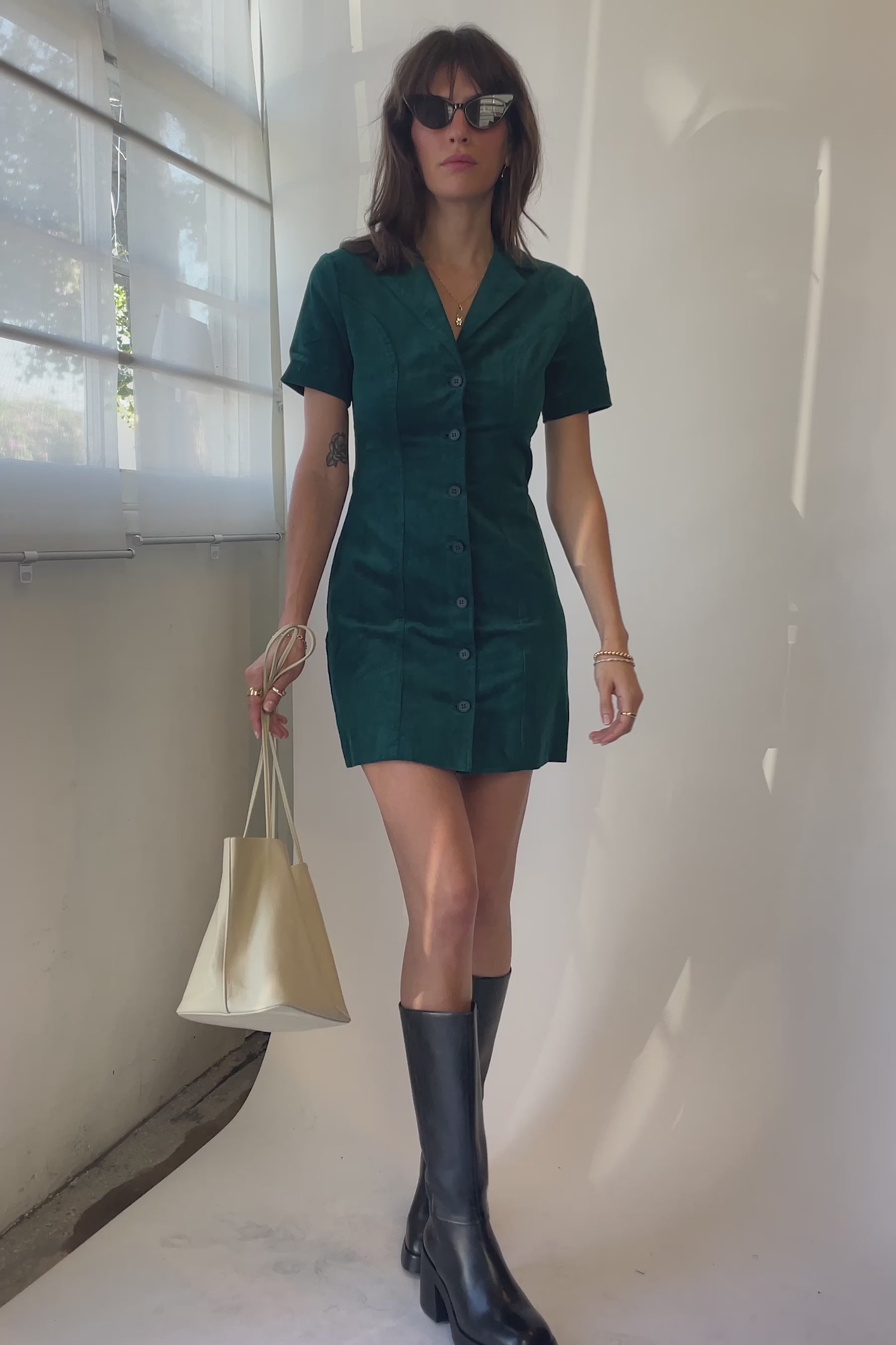 Forest Cord Francoise Dress