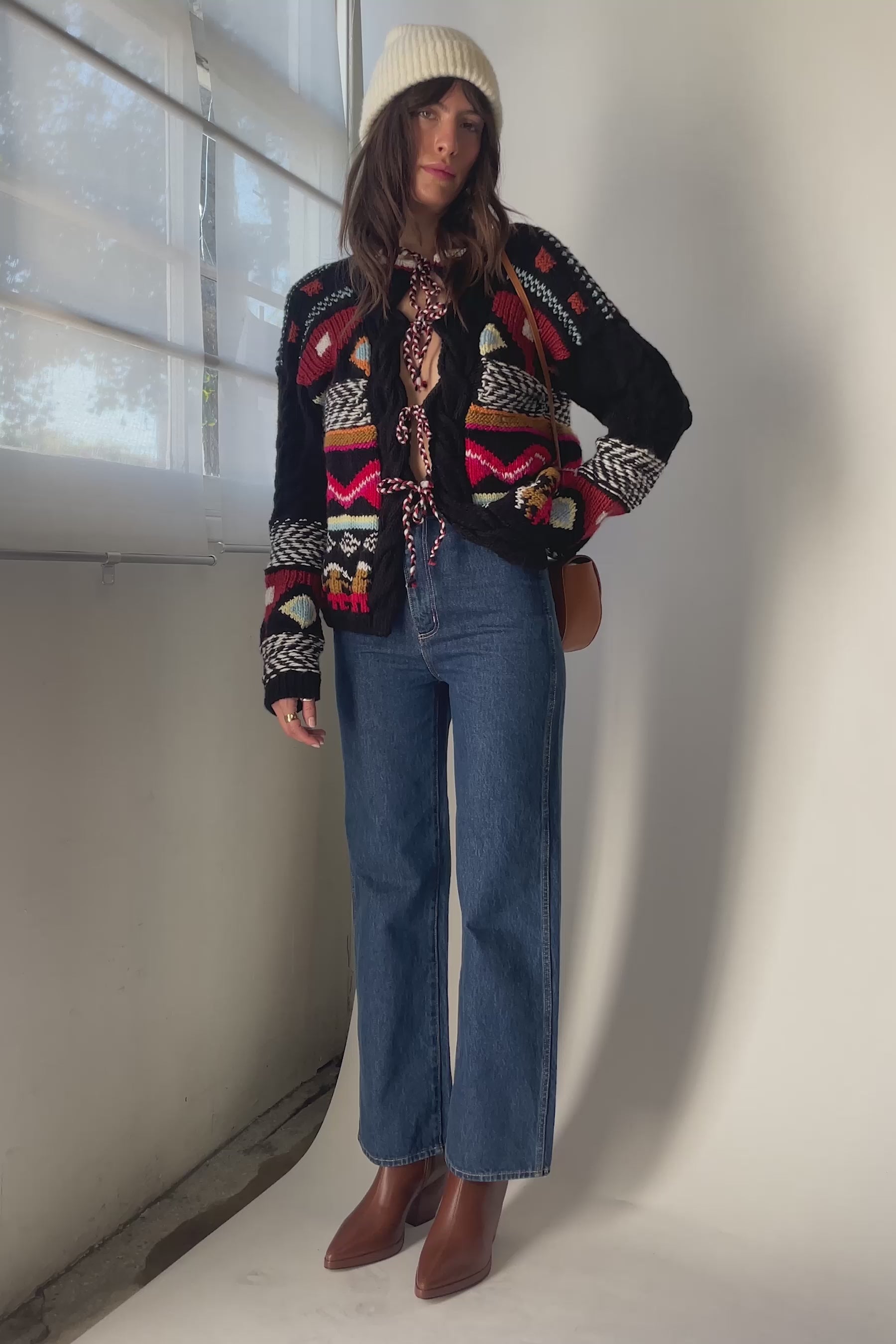 Black Narnia Knit Sweater