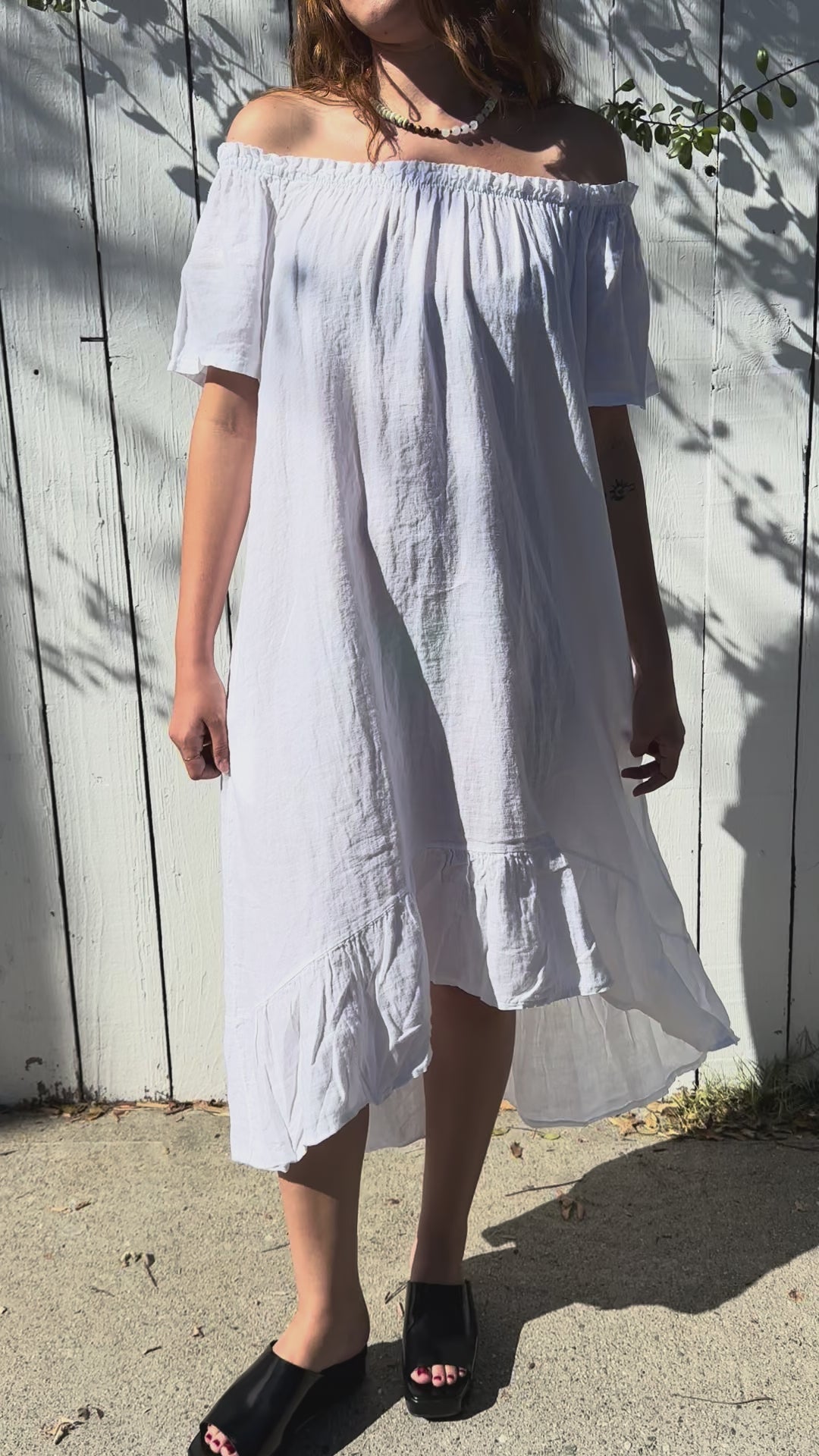 White Florence Dress