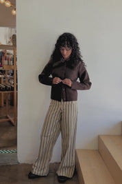 Brown Claudia Cardigan