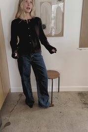 Dark Brown Molly Cardigan