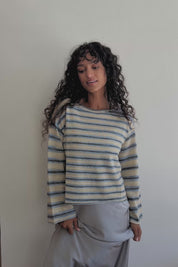 Blue Belle Stripe Sweater
