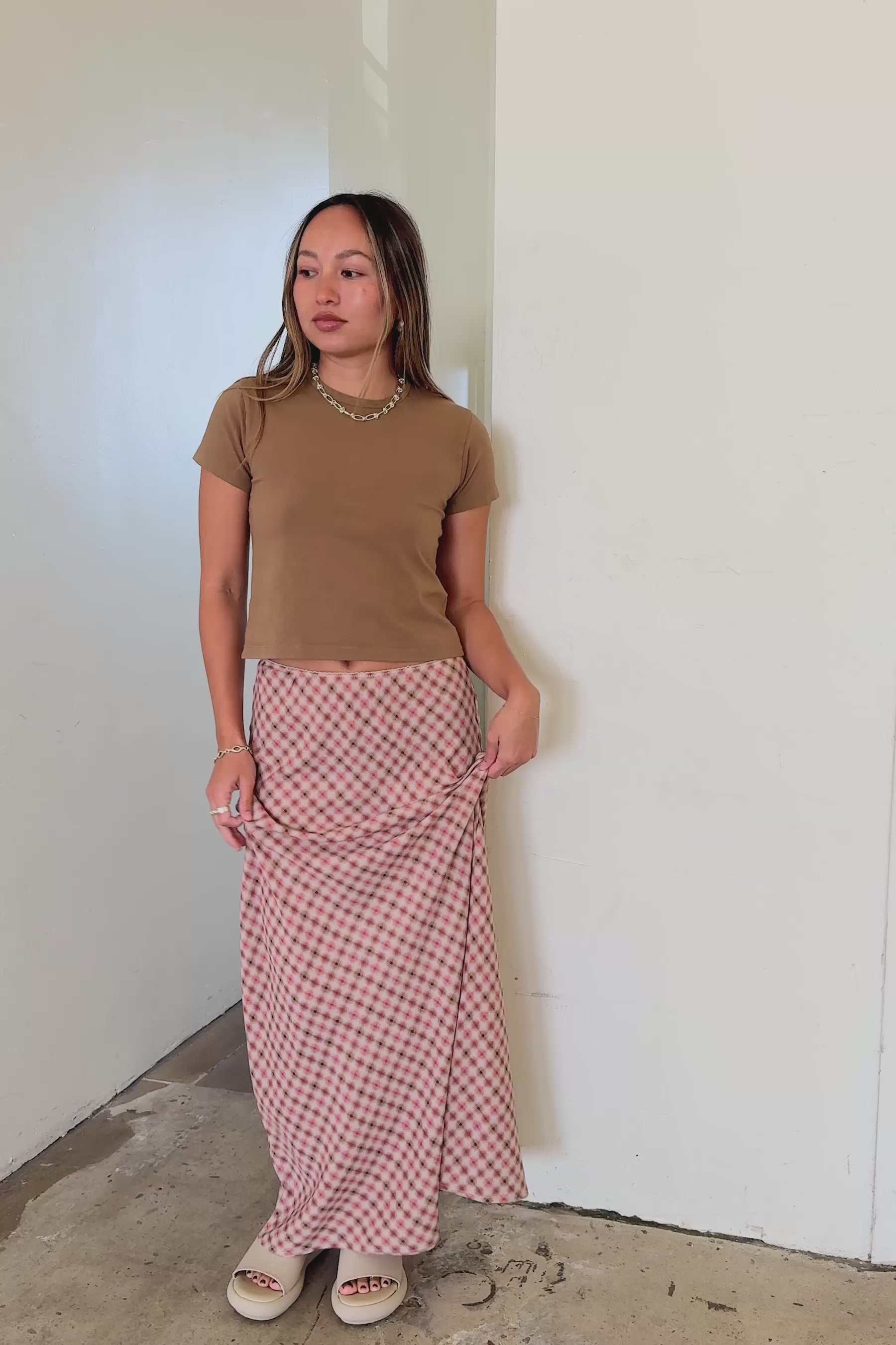 Brick Miller Maxi Skirt