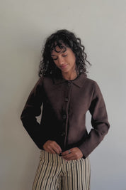 Brown Claudia Cardigan