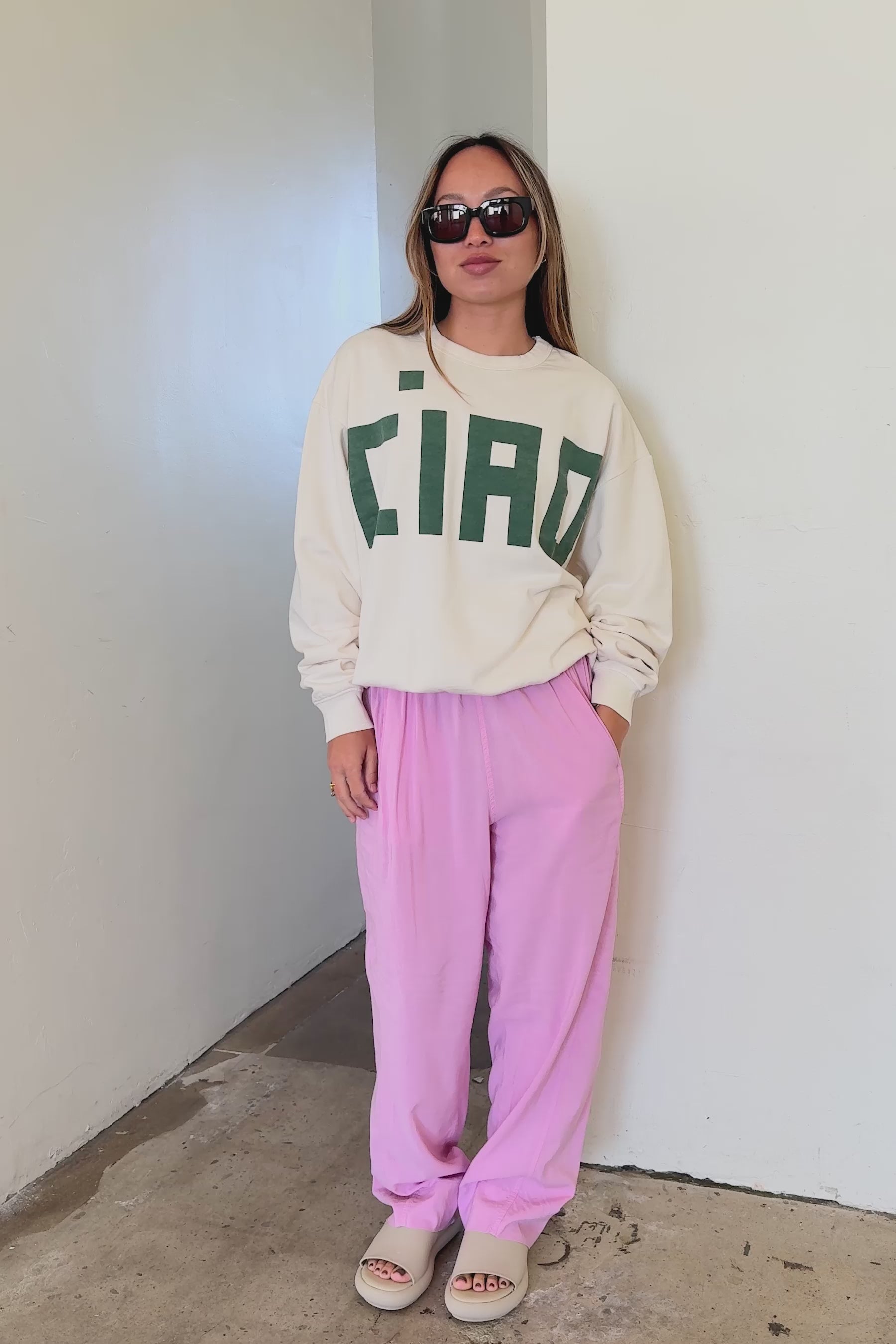 Cream Ciao Sweatshirt