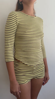 Yellow Stripe Nina Set