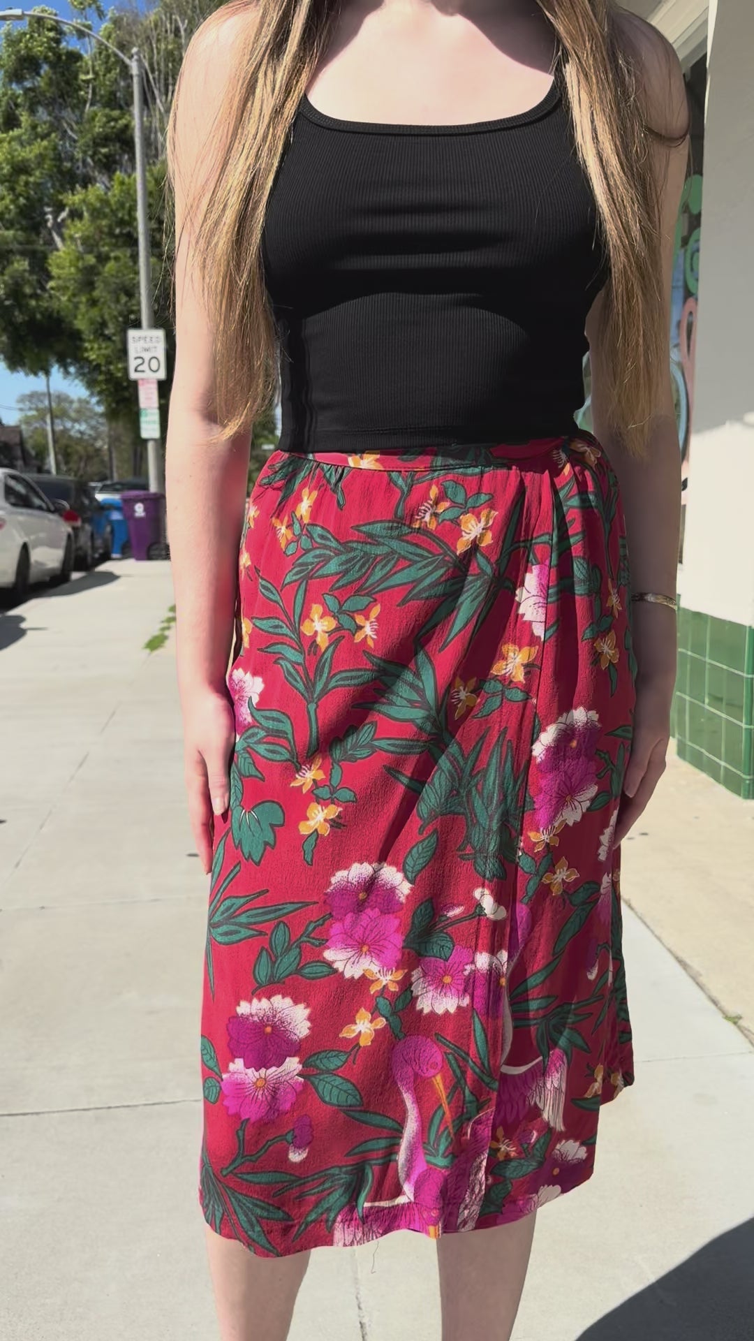 Saint Tropez Silk Skirt