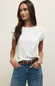 White Camino Jersey Top
