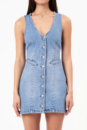 Vintage Blue Dallas Dress
