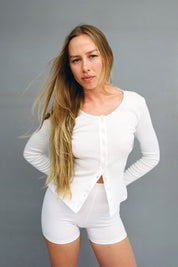 White Sophie Cardigan