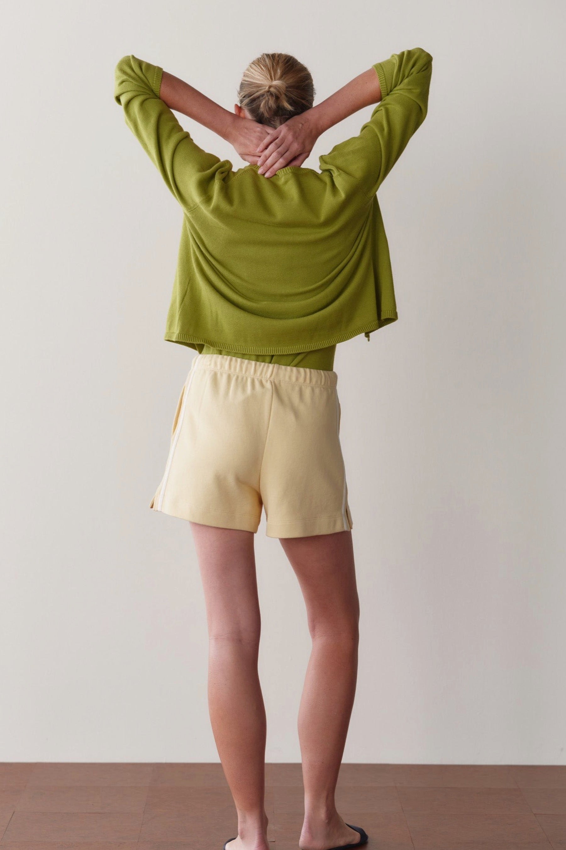 Butter Stripe Eco Terry Short