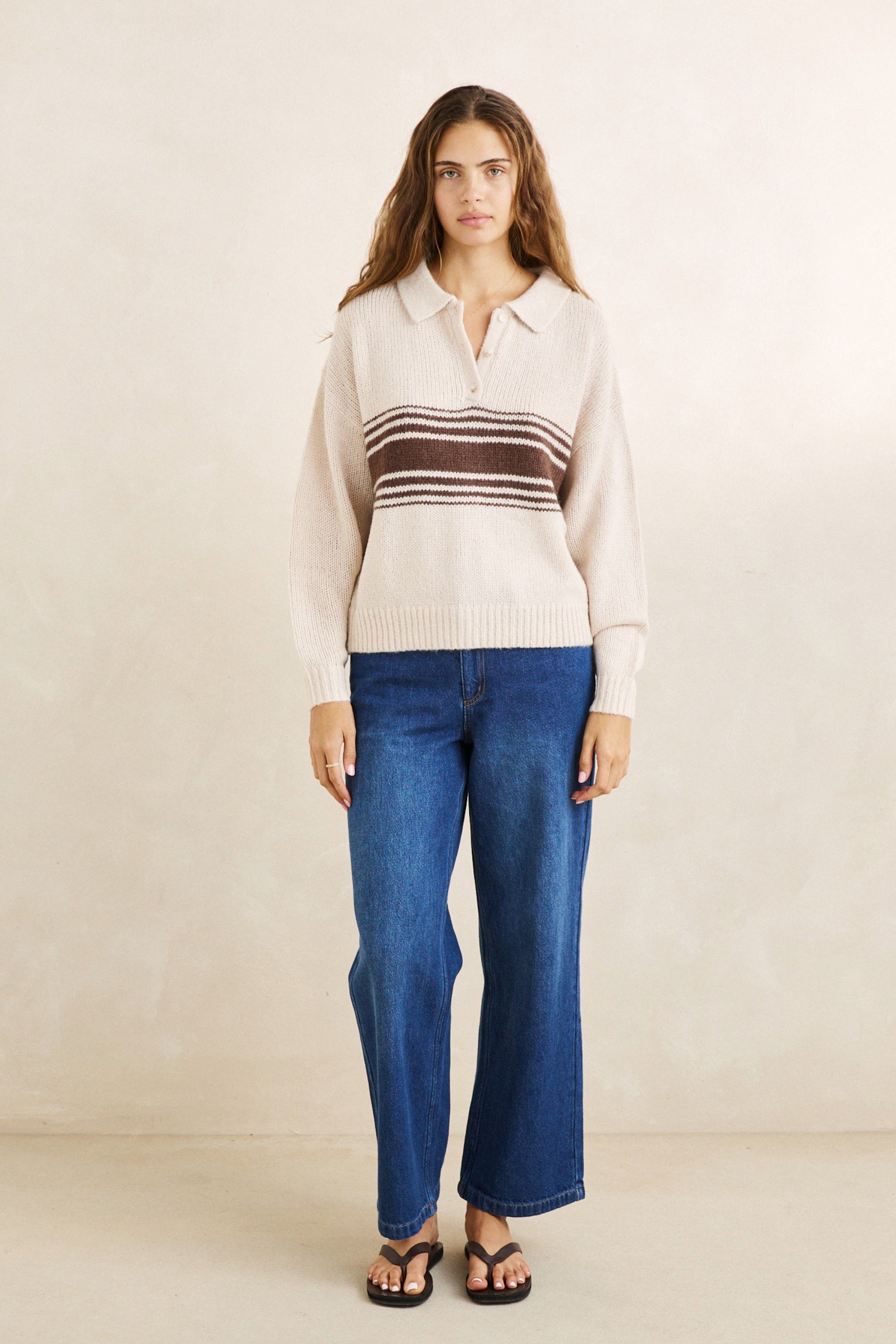 Strata Collared Jumper