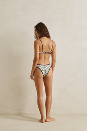 Frankie Stripe Hi Cut Bottom