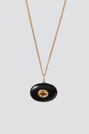 Onyx Seed Necklace
