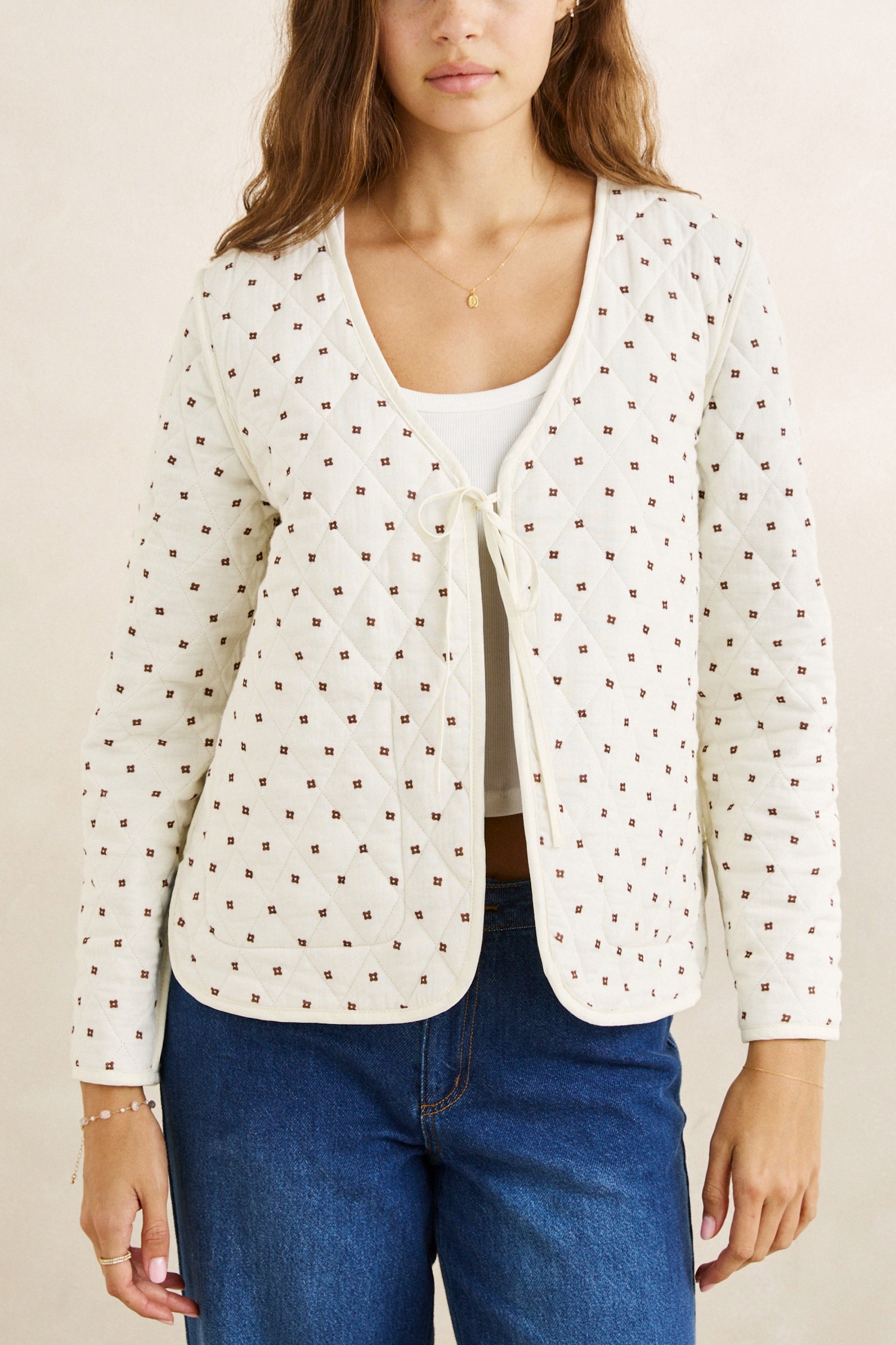 Chocolate Check Reversible Jacket