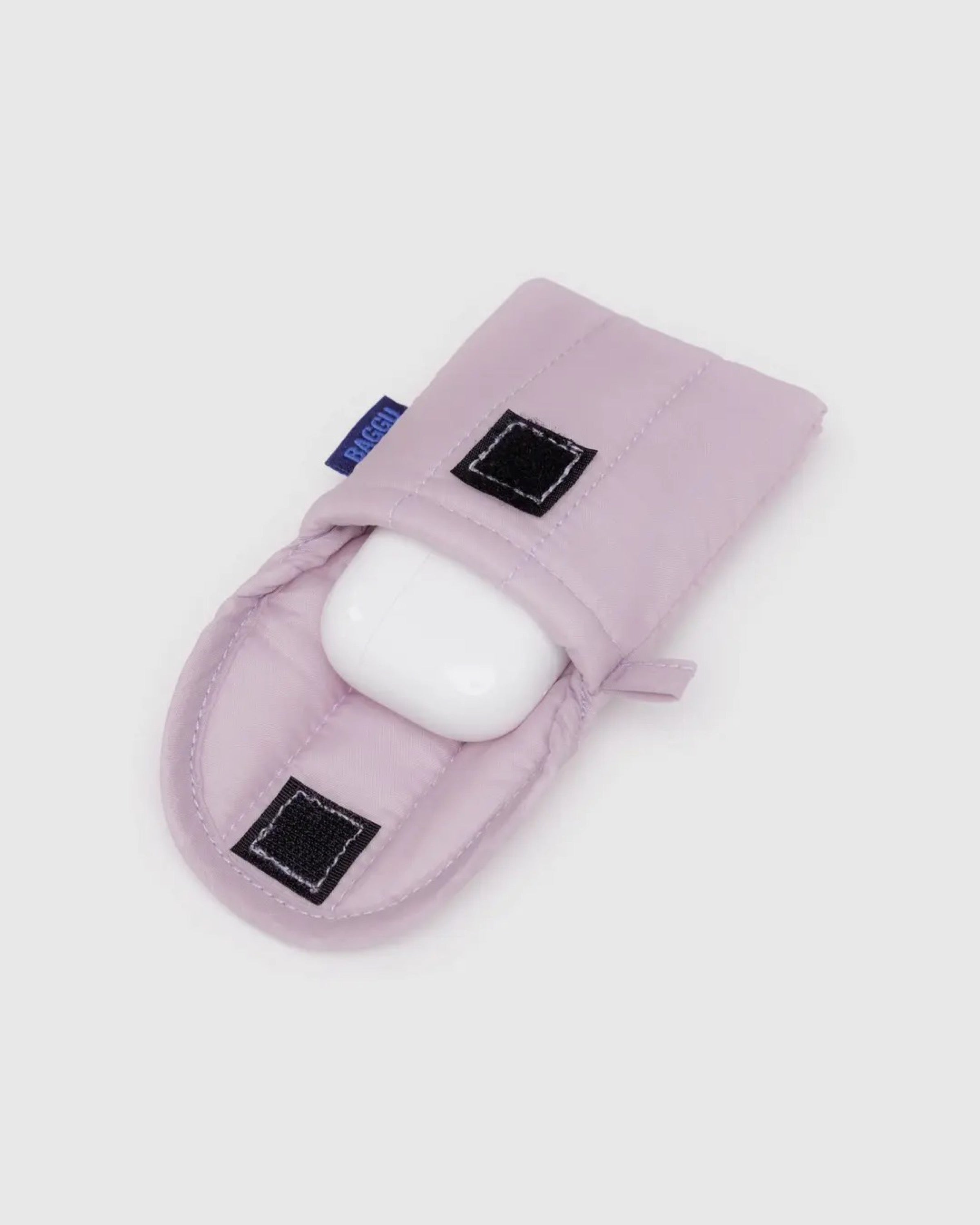 Dusty Pink Puffy Earbuds Case