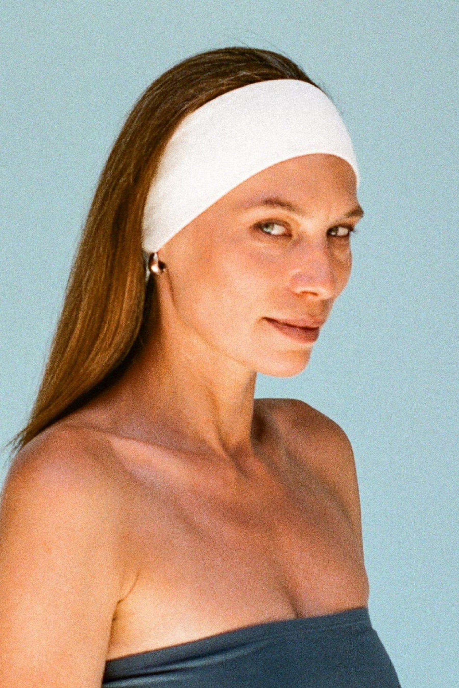 White Stretch Headband