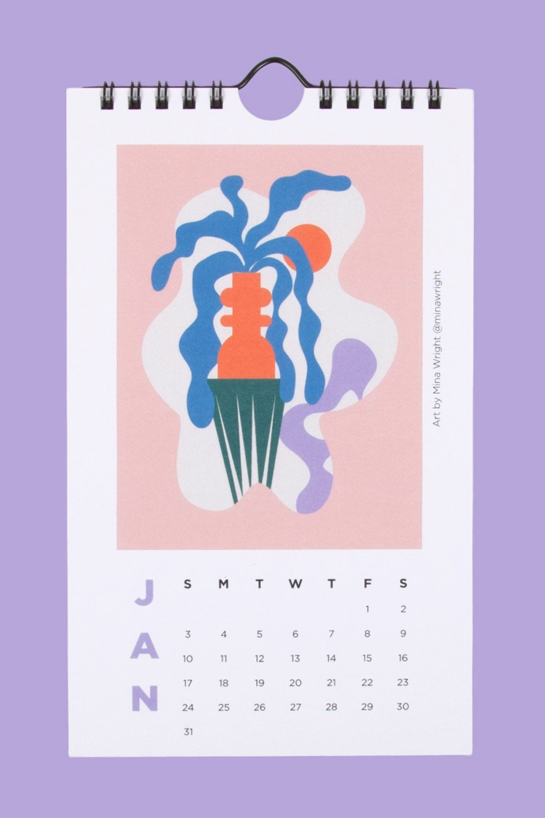 2021 Slowdown Mini Calendar