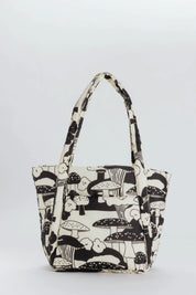 Puffy Mini Tote - Mushrooms